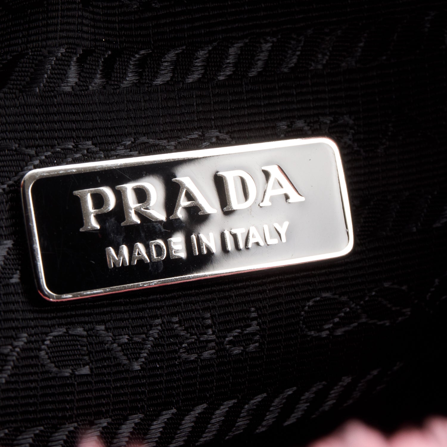 Prada 2024 Pink Terry Cloth Mini Re-Edition 2000 Bag w/ Box & Authenticity Card