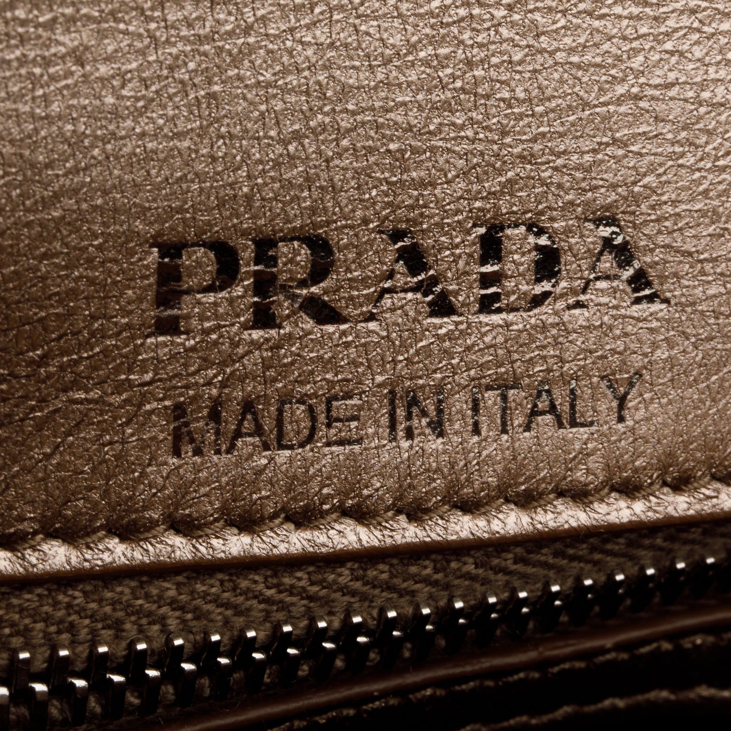 Prada Metallic Gold Python Diagramme Shoulder Bag