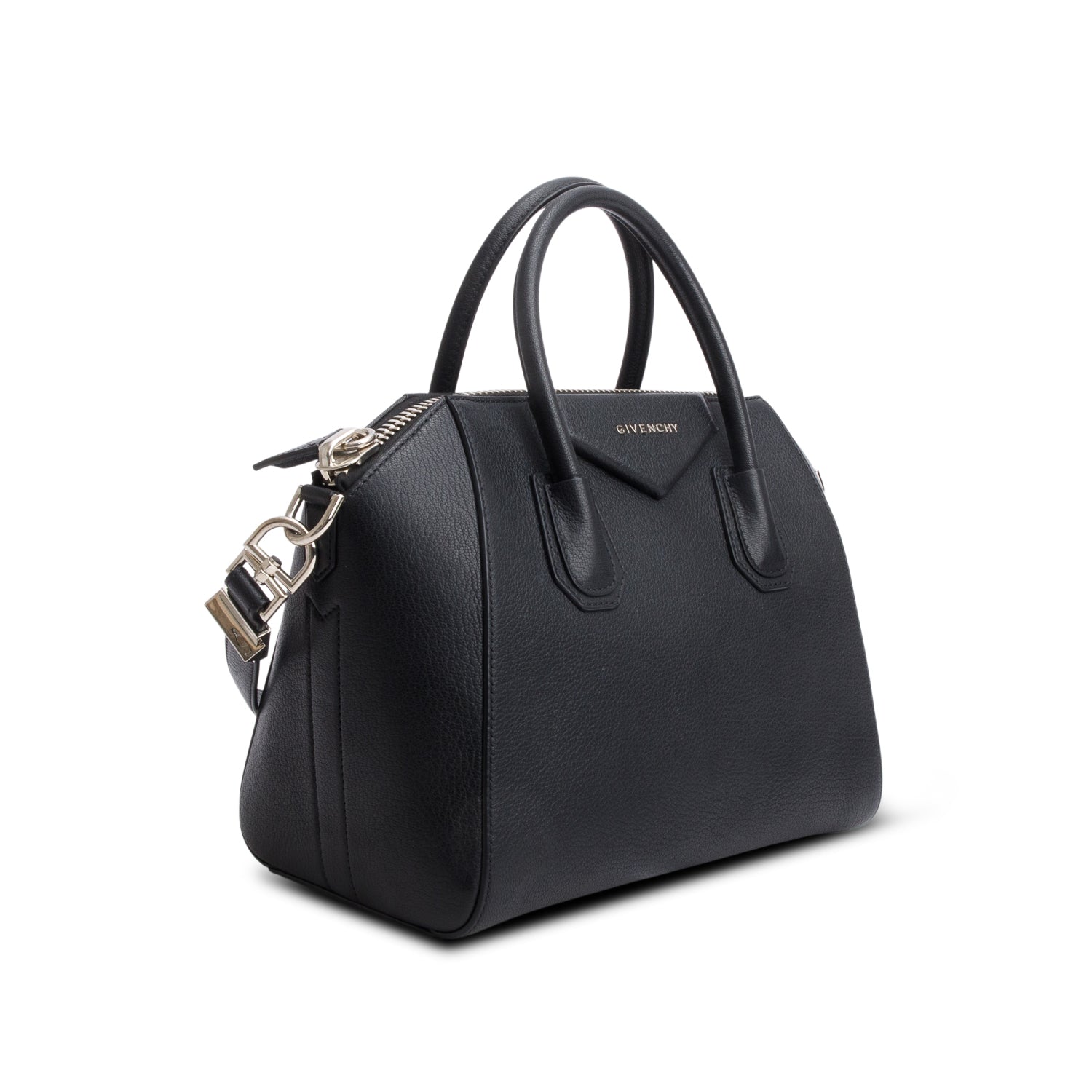 Givenchy Black Sugar Coatskin Leather Small Antigona Satchel
