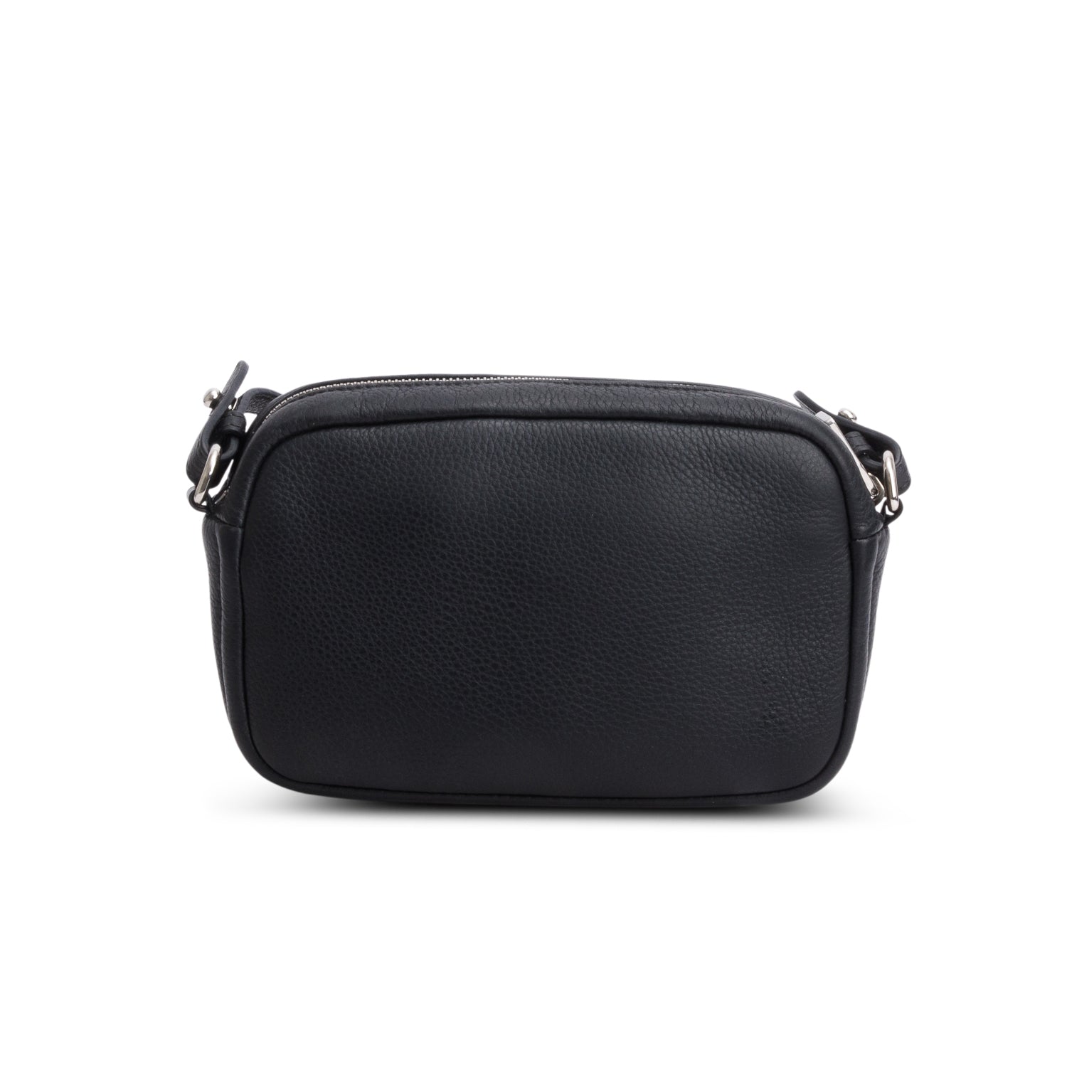 Prada Black Vitello Phenix Camera Bag w/ Straps