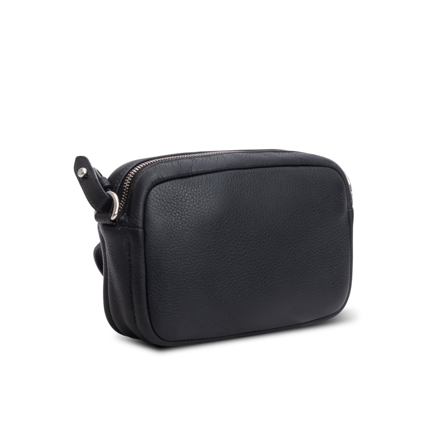 Prada Black Vitello Phenix Camera Bag w/ Straps