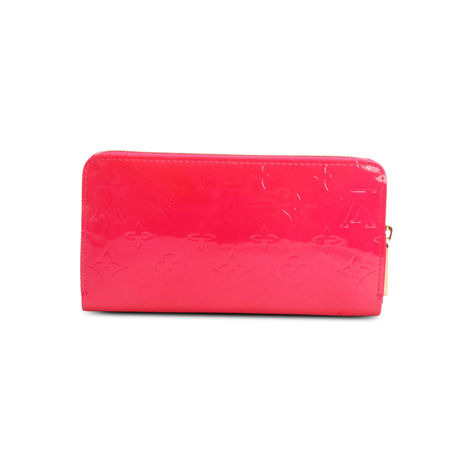 Louis Vuitton Pink Vernis Zippy Wallet w/ Box