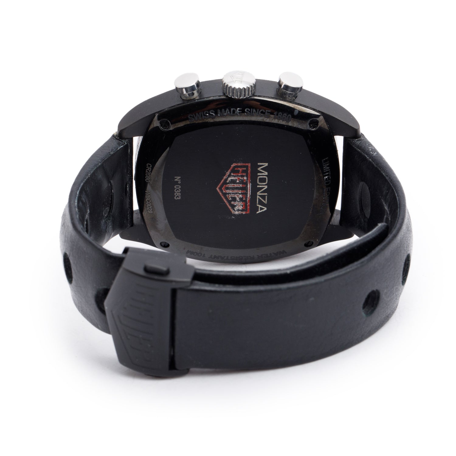 Tag Heuer Black PVD Titanium Limited Edition Heritage Monza 42 MM Automatic Watch Black Dial CR2080 w/ Box & Papers