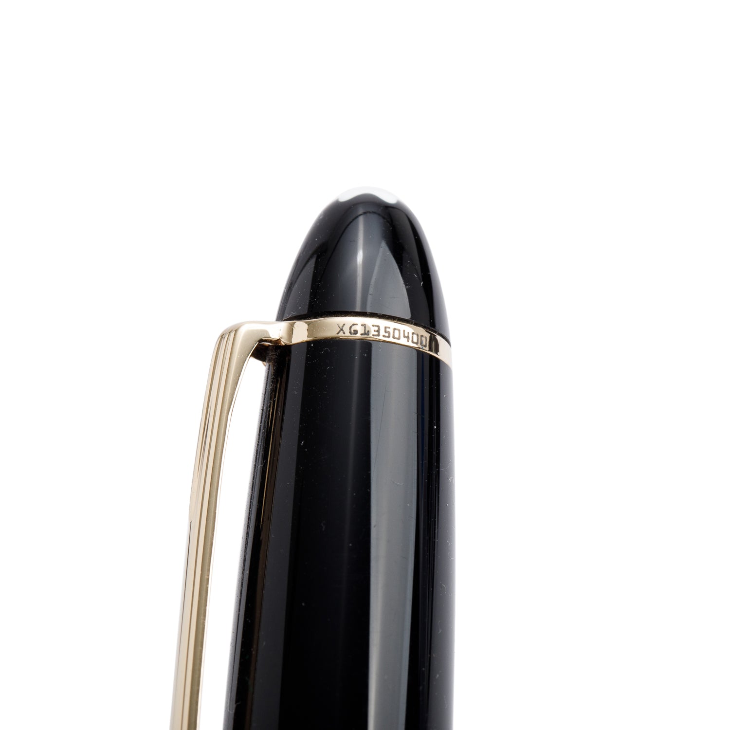 Montblanc Yellow Gold Coated Black Resin Meisterstuck Classique Document Marker