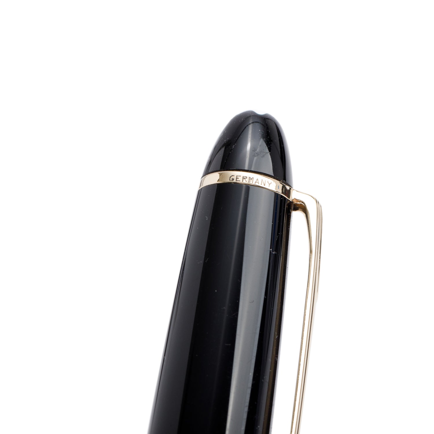 Montblanc Yellow Gold Coated Black Resin Meisterstuck Classique Document Marker
