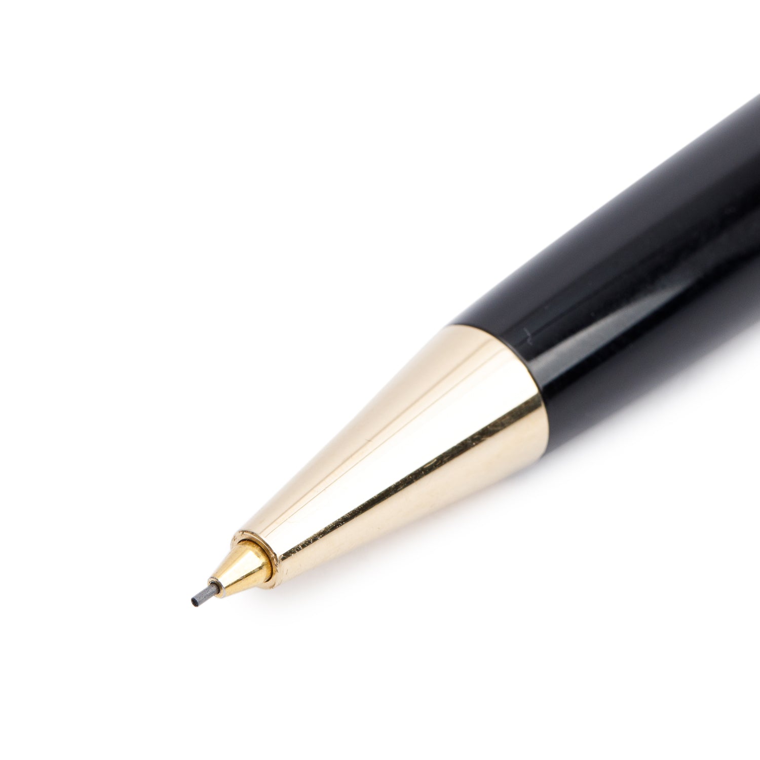 Montblanc Yellow Gold Coated Black Resin Meisterstuck Classique Mechanical Pencil