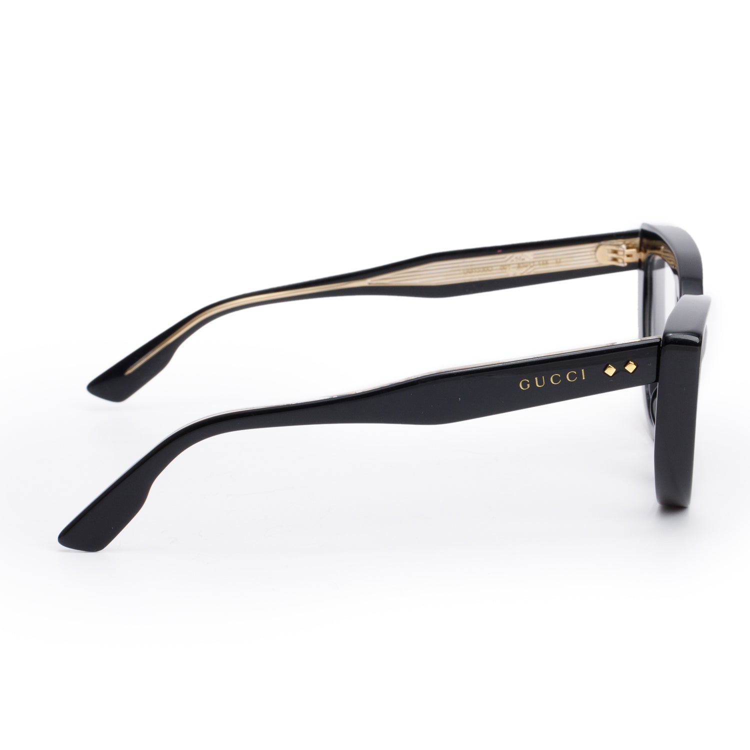 Gucci GG1530O Black Acetate Cat Eye Eye Glasses