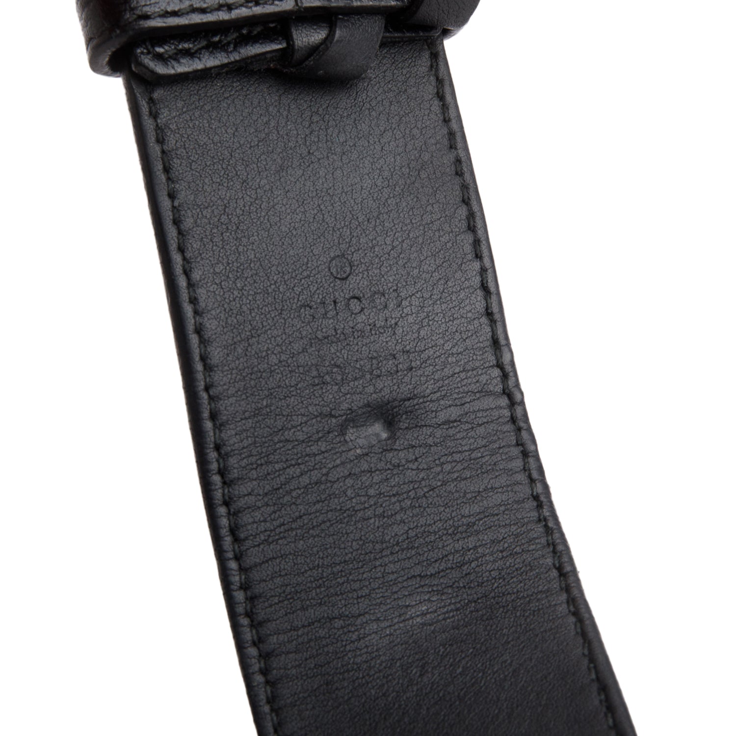 Gucci GG Marmont Black Wide Leather Belt 110 40