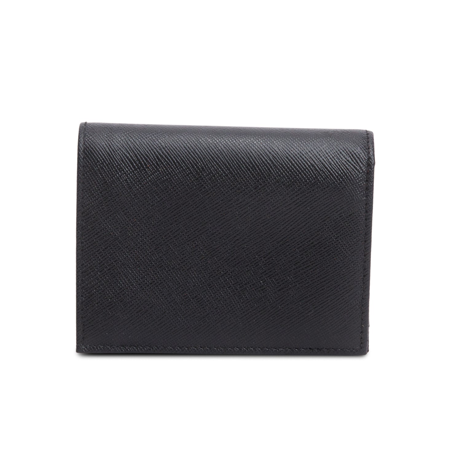 Prada Black Saffiano Small Leather Wallet w/ Box & Authenticity Card