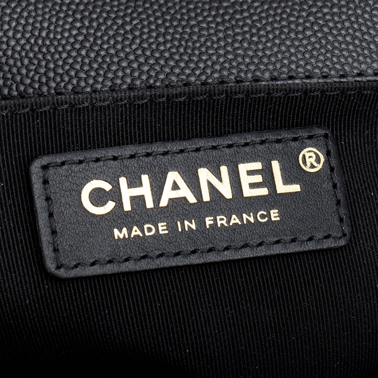 Chanel 2020 Black Caviar Quilted Medium Boy Flap Bag w/ Box