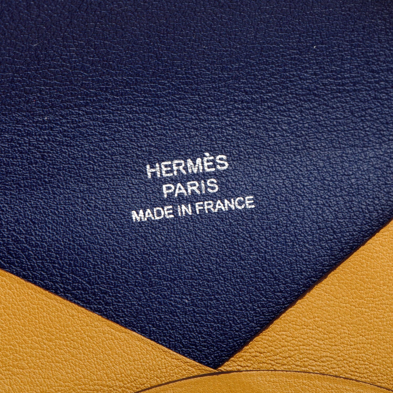 Hermes Sesame Swift Leather Calvi Duo Compact Verso Card Holder w/ Box