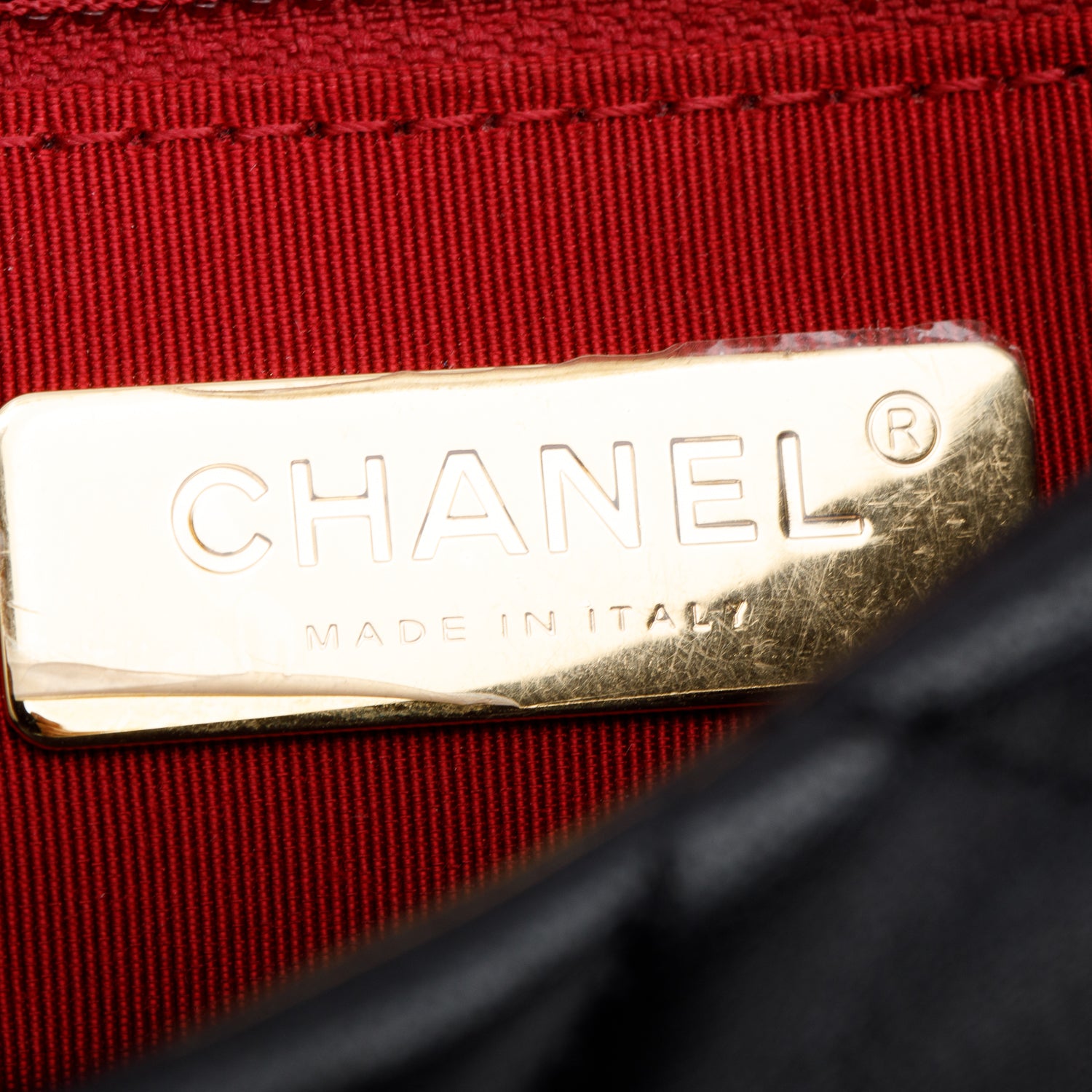 Chanel 2020 Black Lambskin Leather Medium 19 Flap Bag w/ Box & Authenticity Card