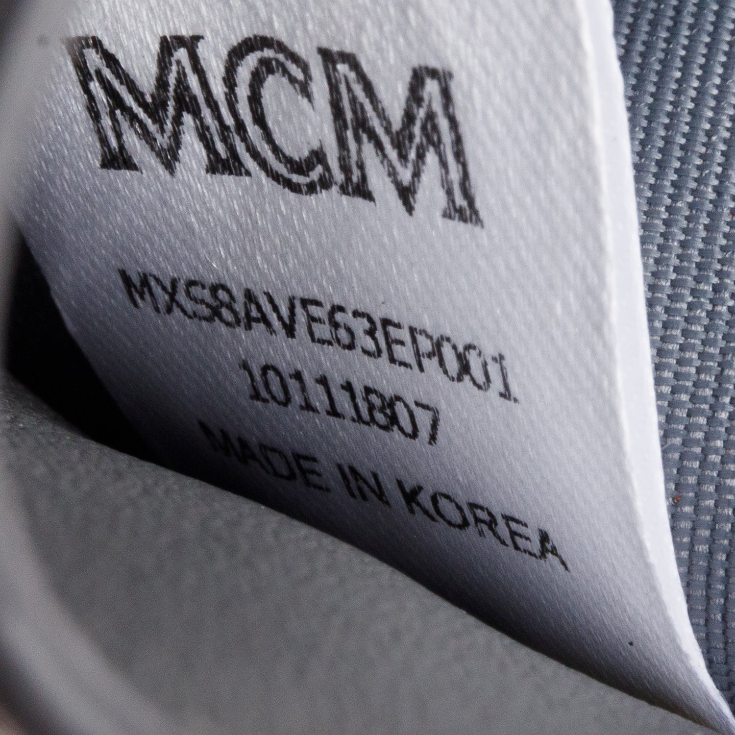 MCM Grey Visetos Gunta M Stripes Small Bi-Fold Wallet w/ Box