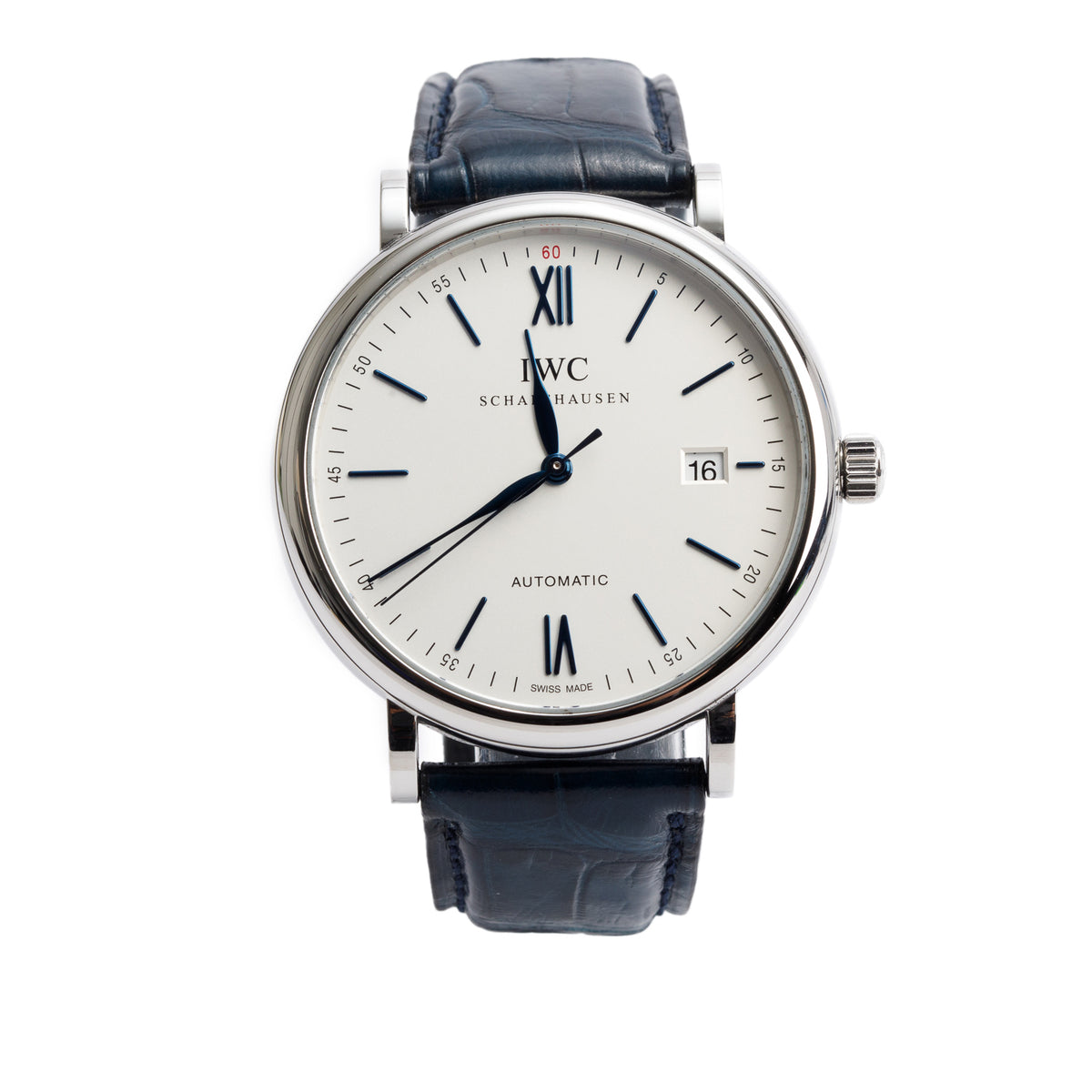 IWC Stainless Steel Portofino 40 MM Automatic Watch IW356501 w