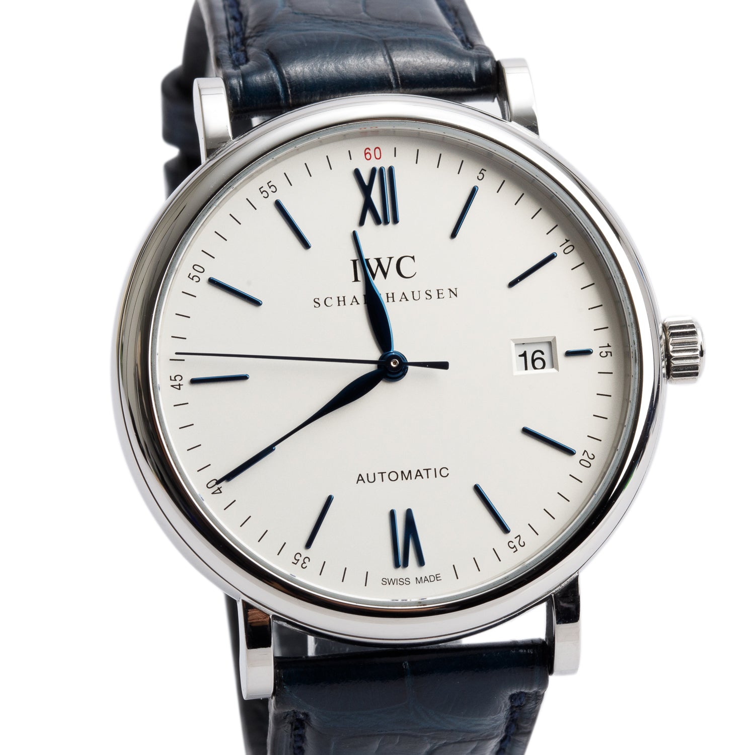 IWC Stainless Steel Portofino 40 MM Automatic Watch IW356501 w/ Box