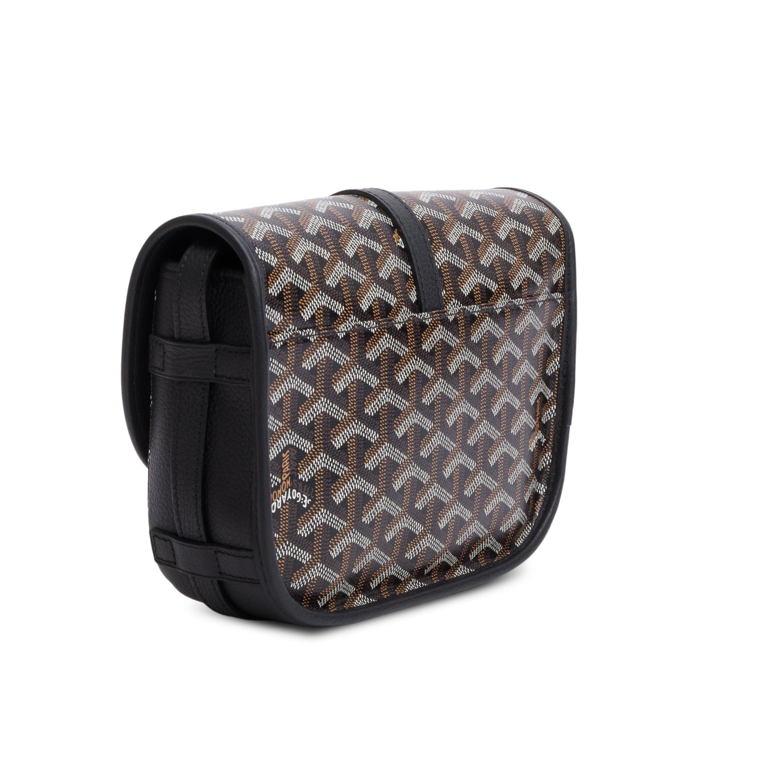 Goyard 2024 Black Goyardine Belvedere II PM Messenger Bag