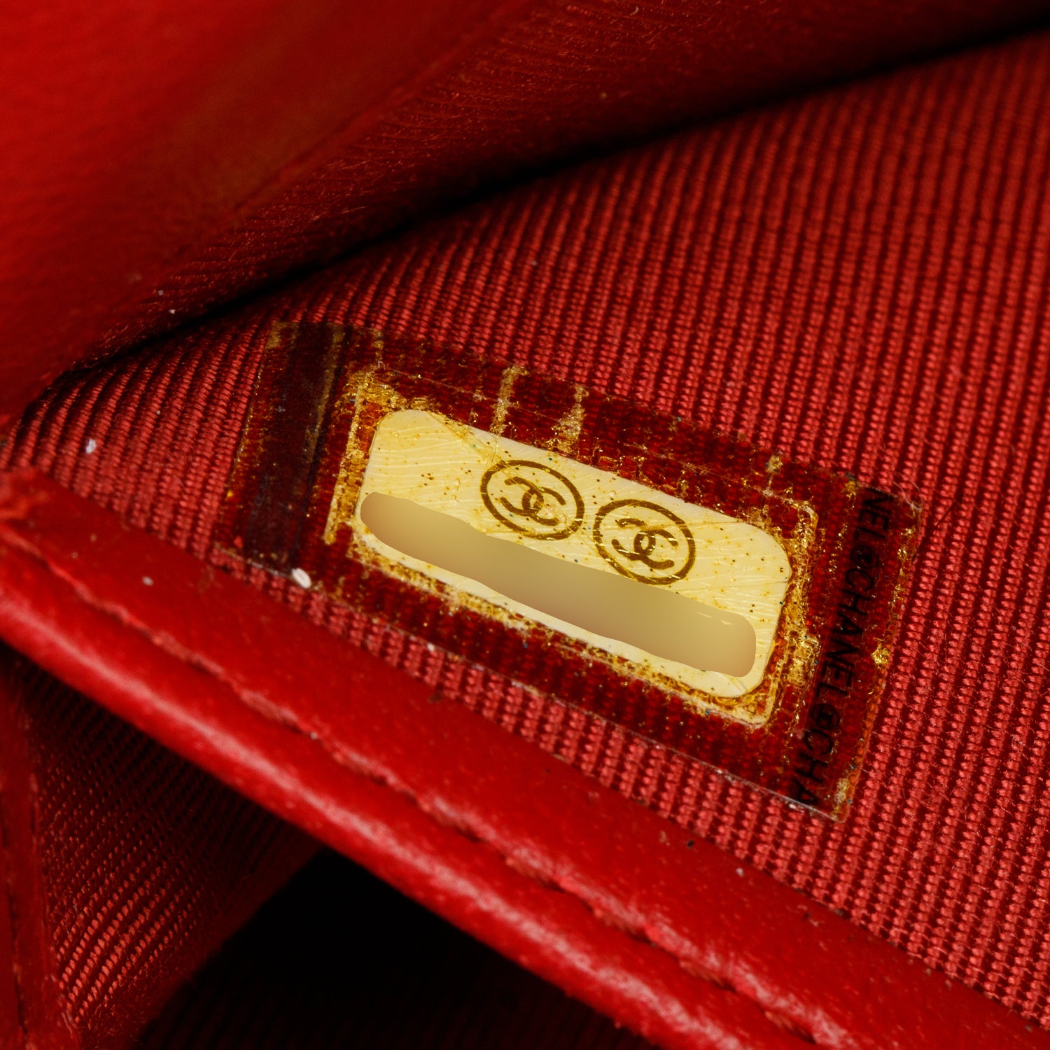 Chanel Red Lambskin Quilted Large Flap Wallet w/ Box