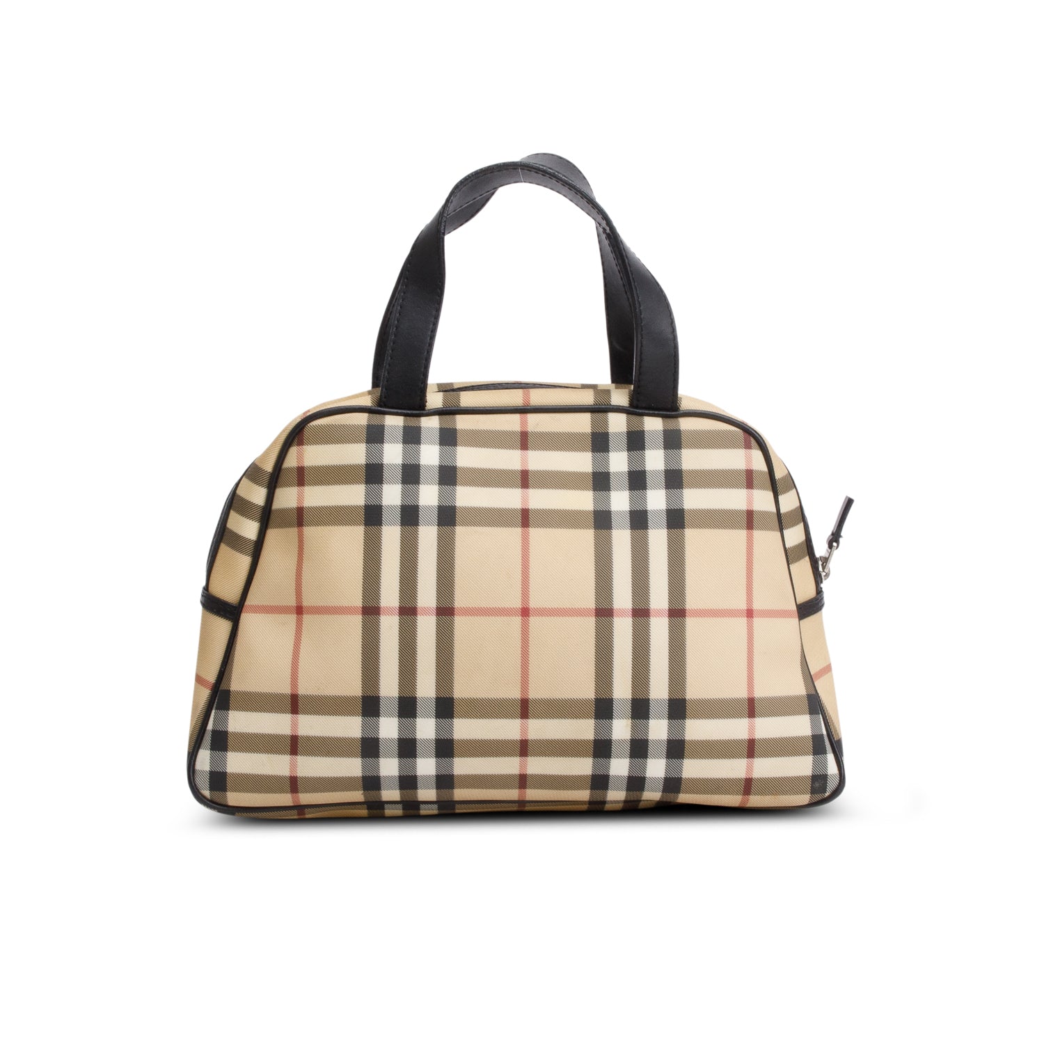 Burberry Beige Nova Check Top Handle Bag