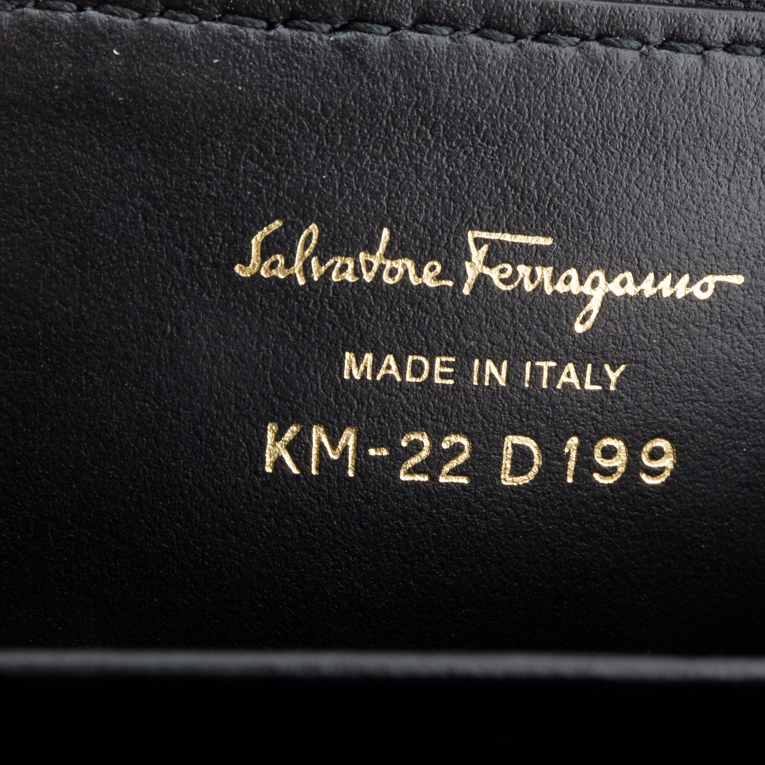 Salvatore Ferrramo Black Vara Bow Card Holder w/ Box