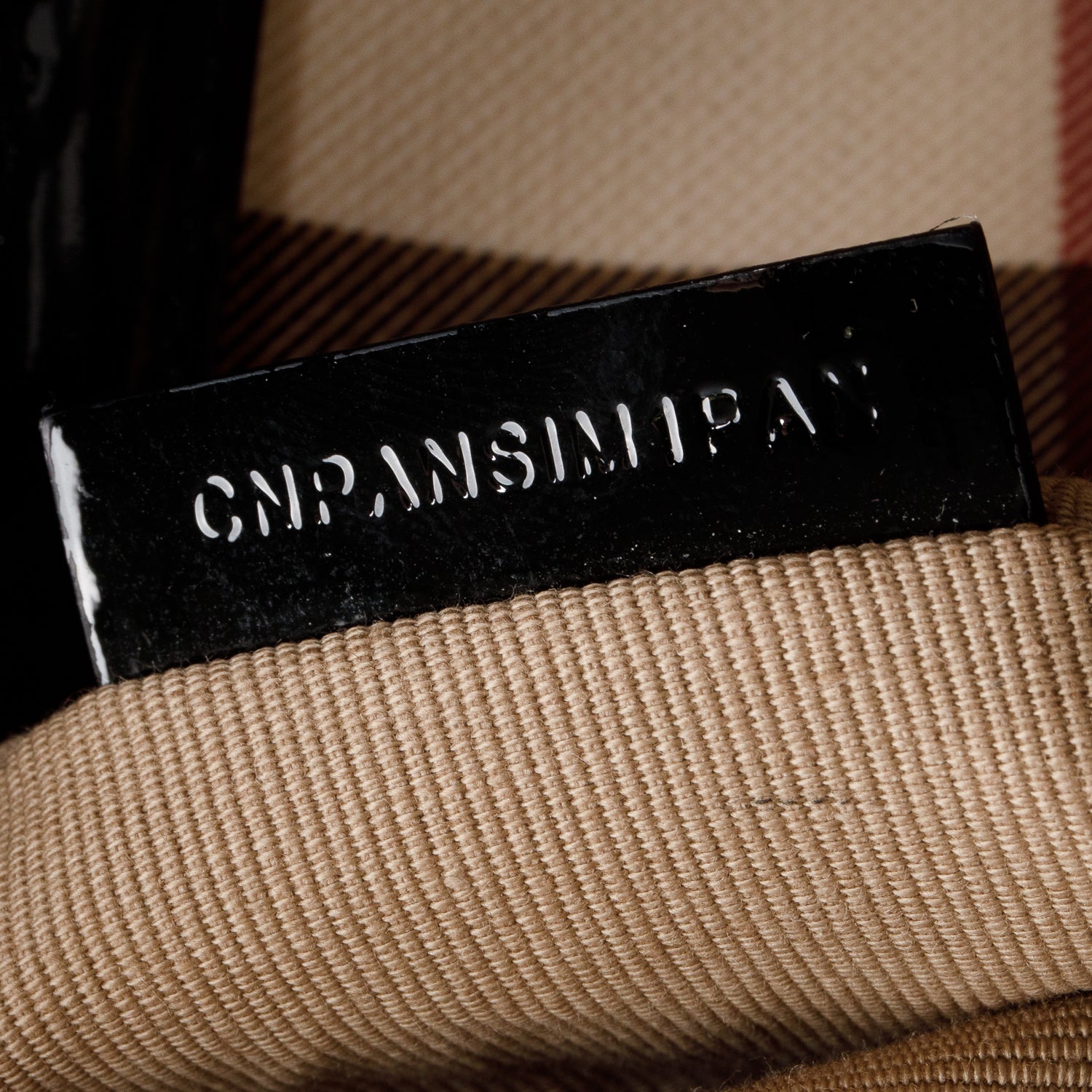 Burberry Patent Leather-Trimmed Nova Check Tote Bag w/ Pouch