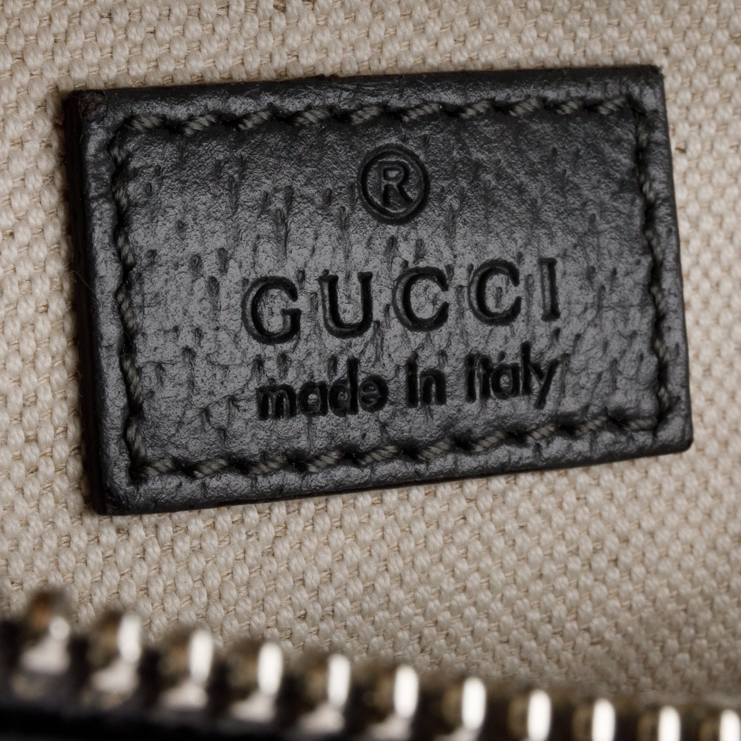 Gucci Grey GG Supreme Monogram Textured Calfskin Ophidia Medium Belt Bag