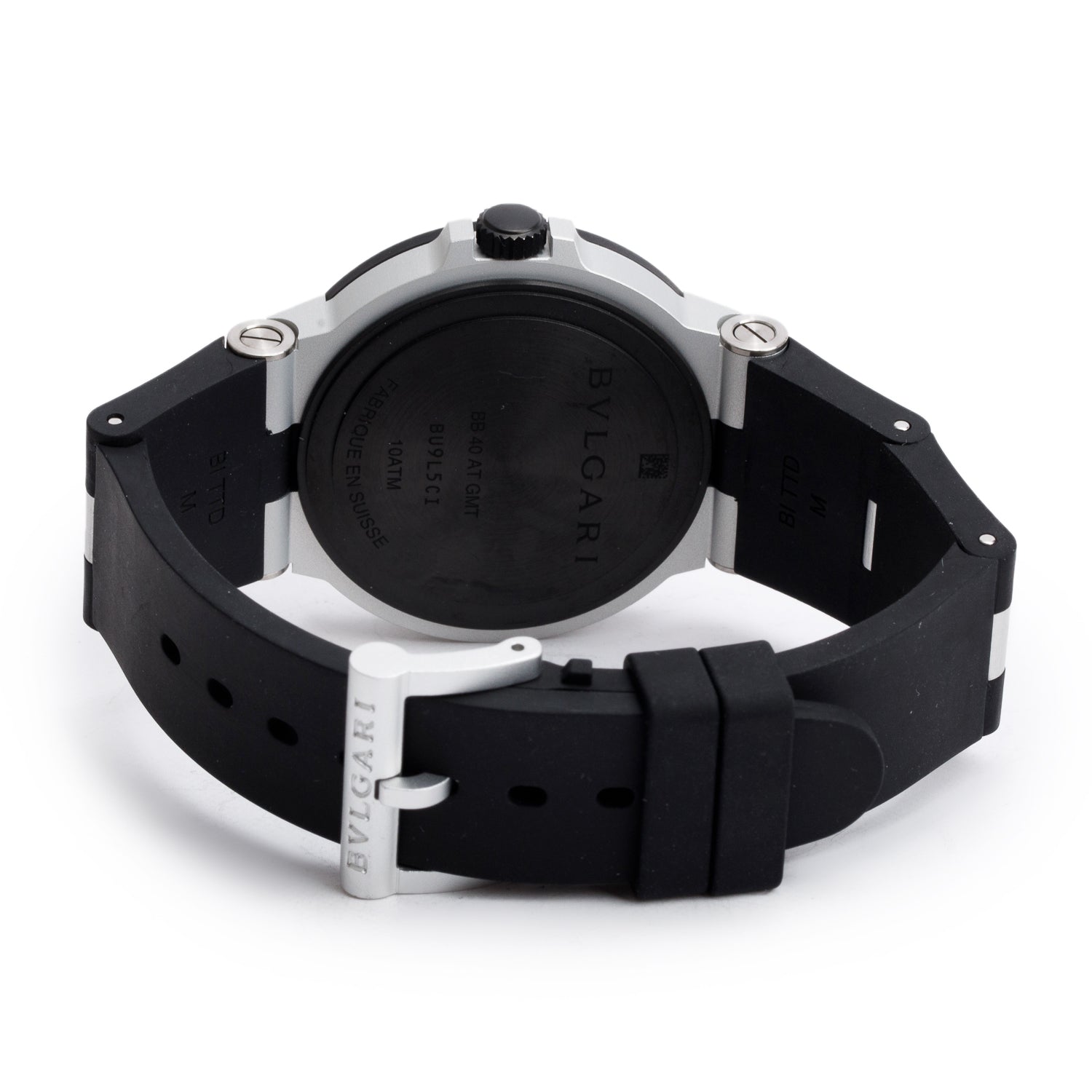 BVLGARI Aluminum 40 MM GMT Automatic Watch