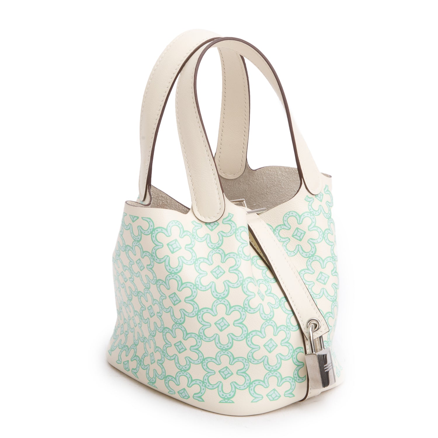 Hermes 2022 Natta Veau Swift Micro Lucky Daisy Picotin Lock 14