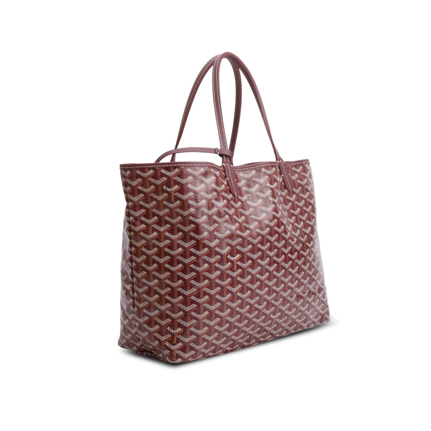 Goyard 2024 Red Saint Louis PM Tote w/ Pouch