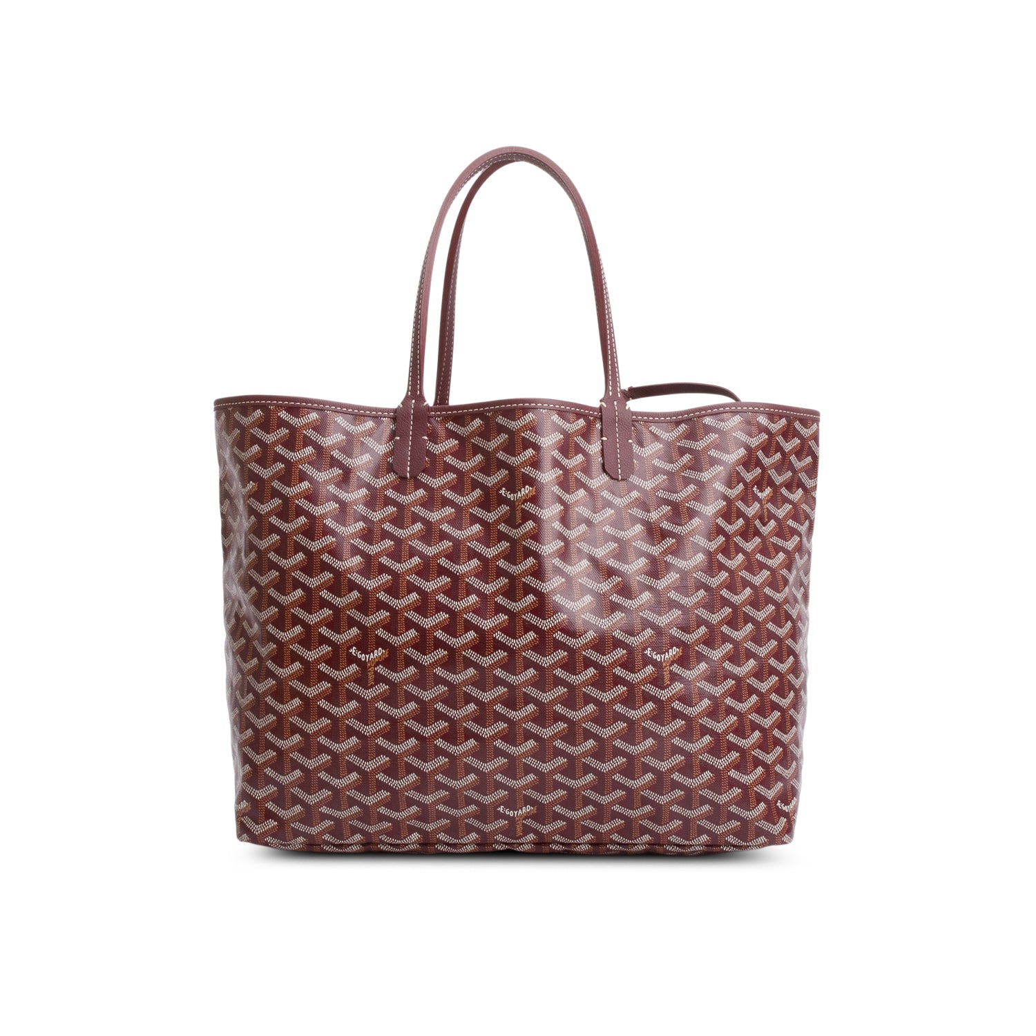 Goyard 2024 Red Saint Louis PM Tote w/ Pouch