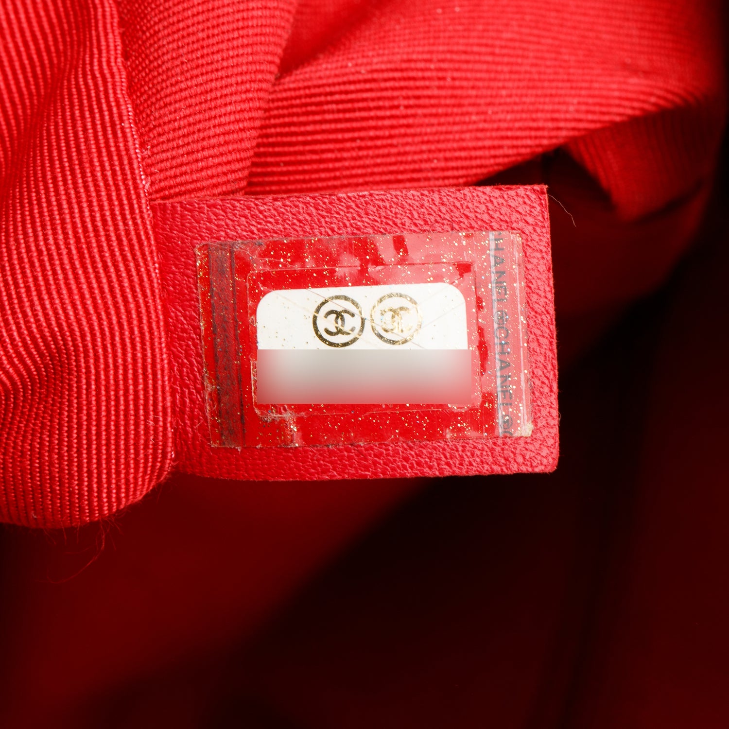 Chanel Beige & Black Quilted Jersey Coco Sailor Camera Bag w/ Authenticity Card