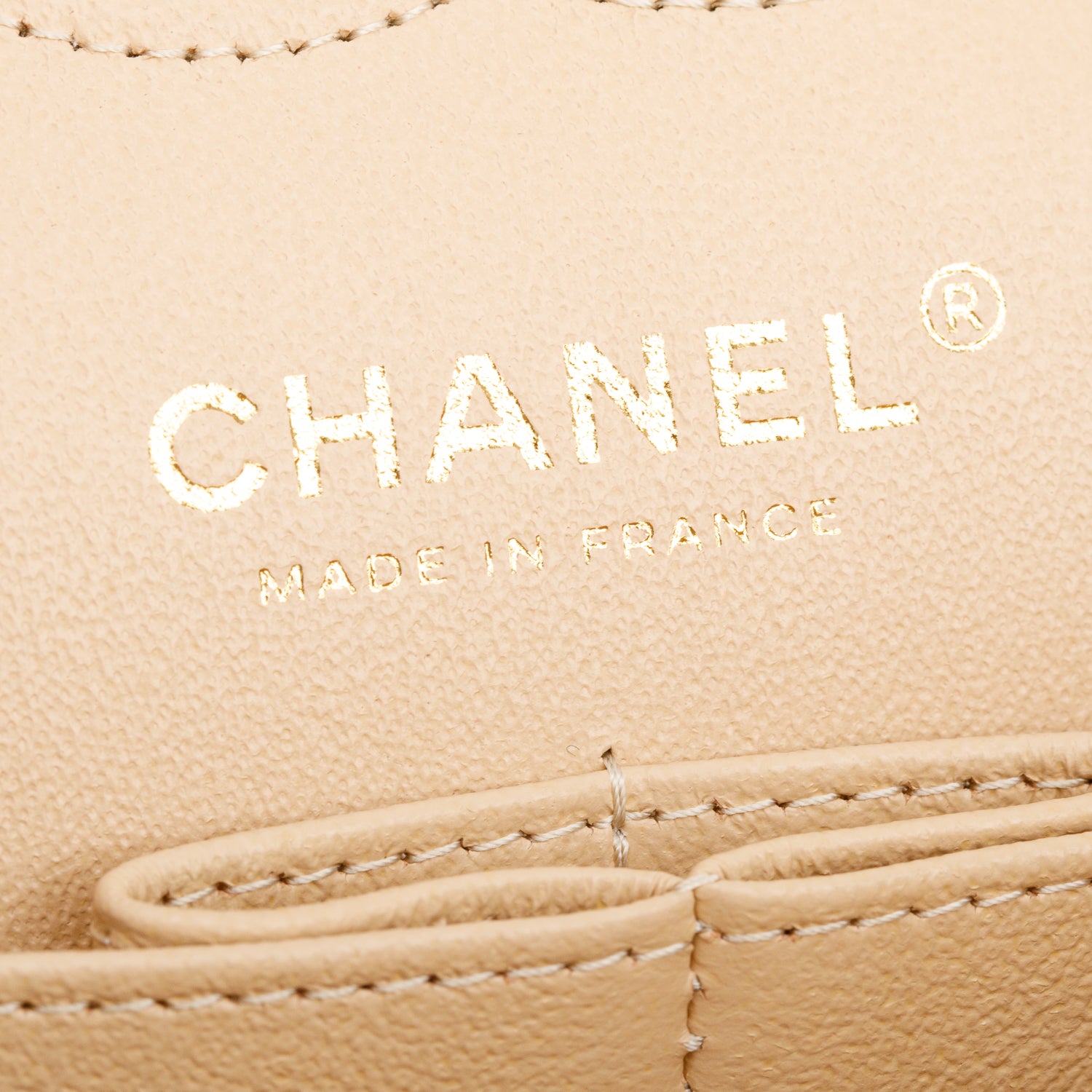 Chanel 2025 Beige Caviar Quilted Small Double Flap Bag w/ Box & Receipt