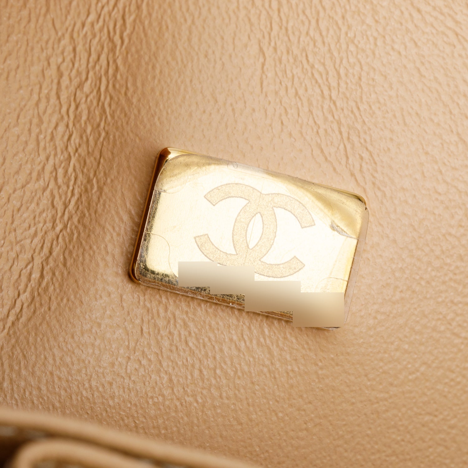 Chanel 2025 Beige Caviar Quilted Small Double Flap Bag w/ Box & Receipt