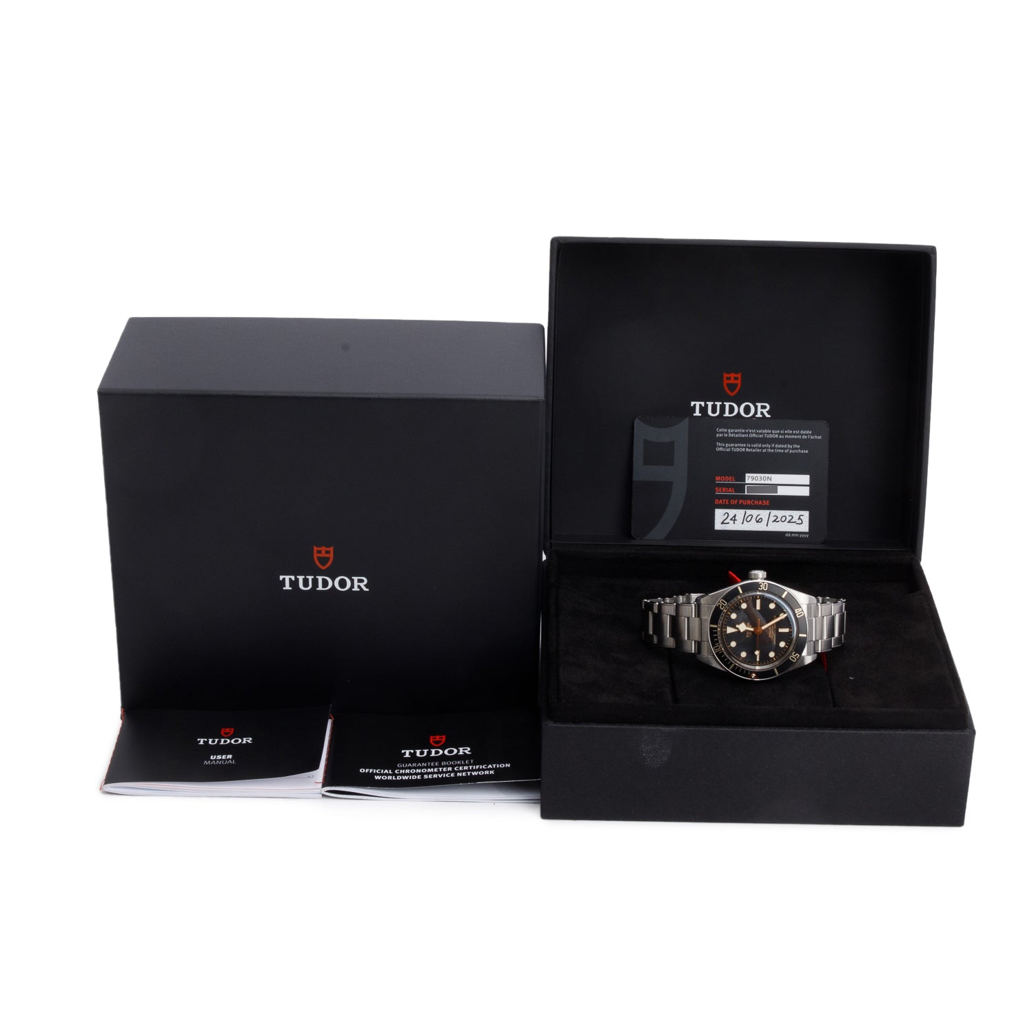 Tudor 2025 Stainless Steel Black Bay Fifty-Eight 39 MM Automatic Watch 79030N w/ Box & Papers