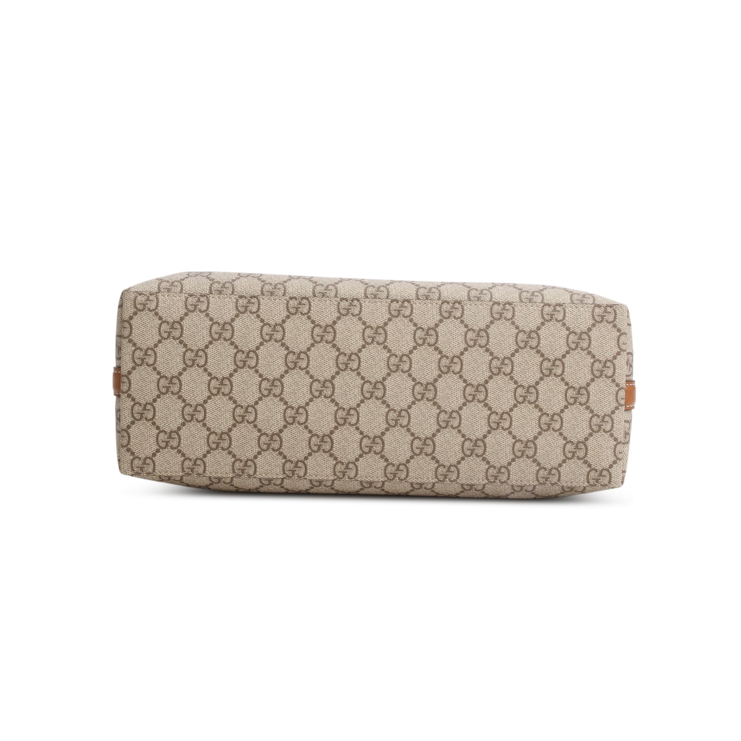 Gucci GG Supreme Monogram Emblem Medium Tote Bag w/ Strap