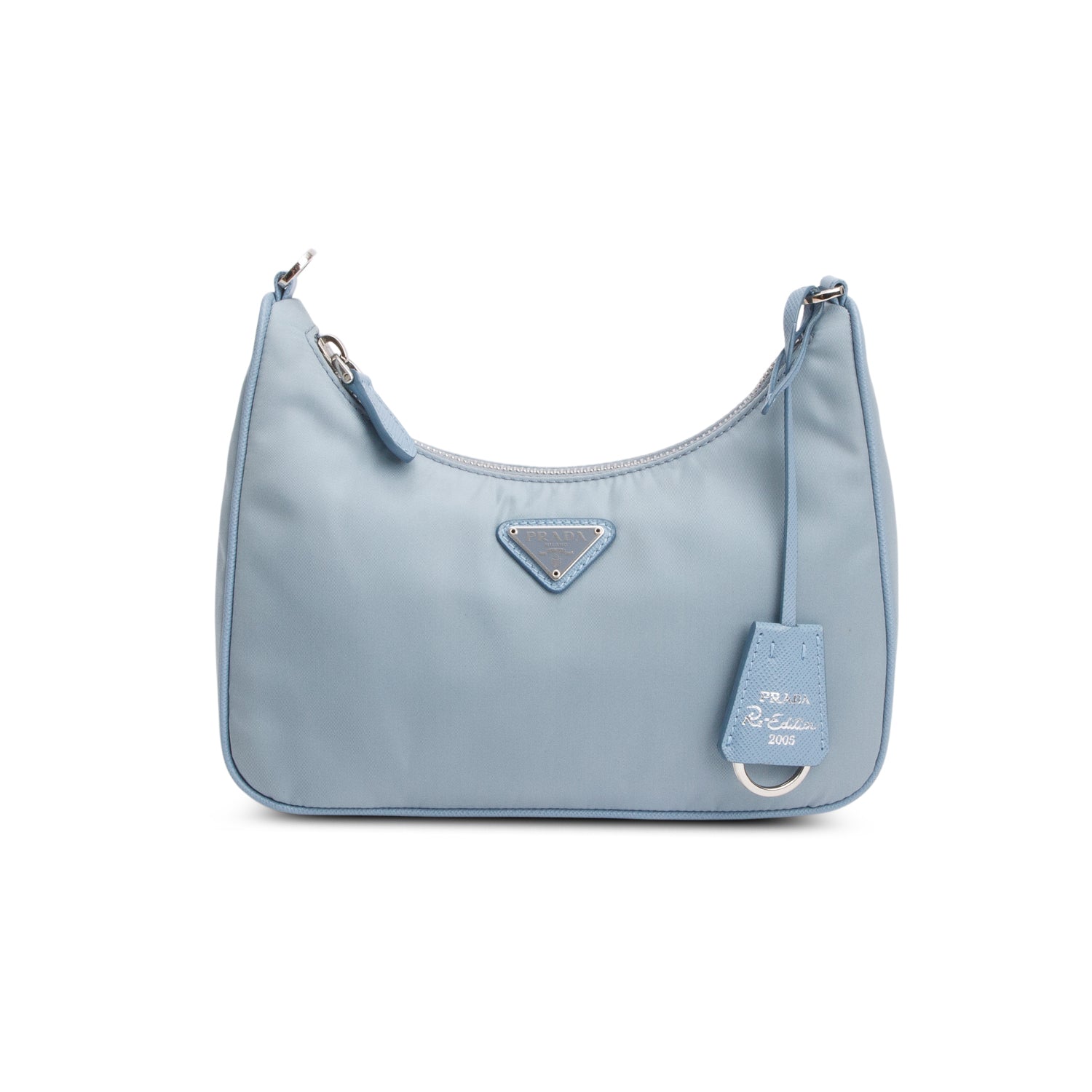 Prada 2020 Blue Re-Edition 2005 Re-Nylon Bag w/ Authenticity Card