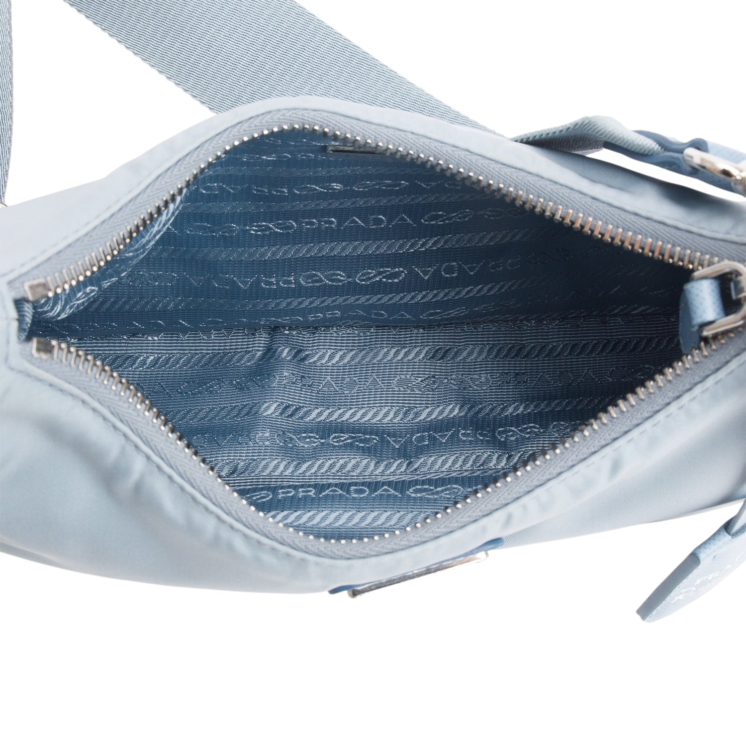 Prada 2020 Blue Re-Edition 2005 Re-Nylon Bag w/ Authenticity Card