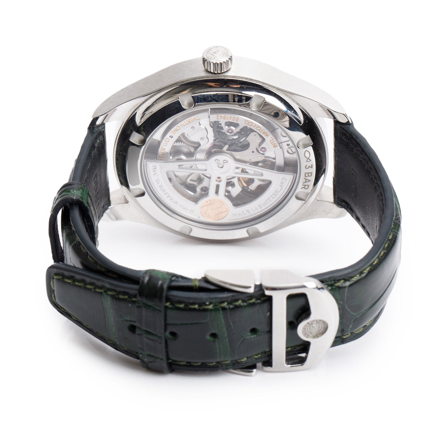 IWC Stainless Steel Portugieser 40.4 MM Automatic Watch Green Dial IW358310