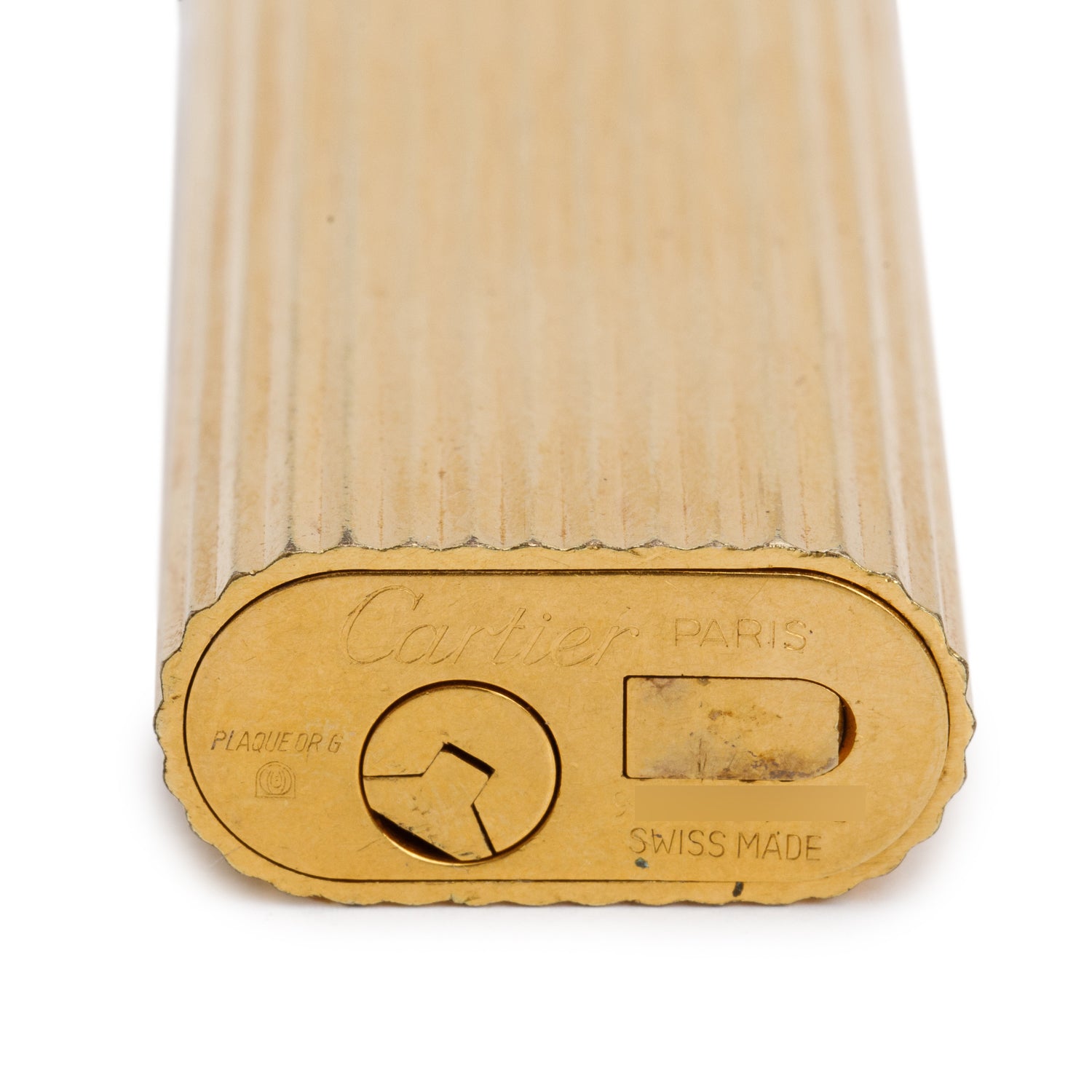 Cartier Vintage Gold-Plated Must de Cartier Lighter