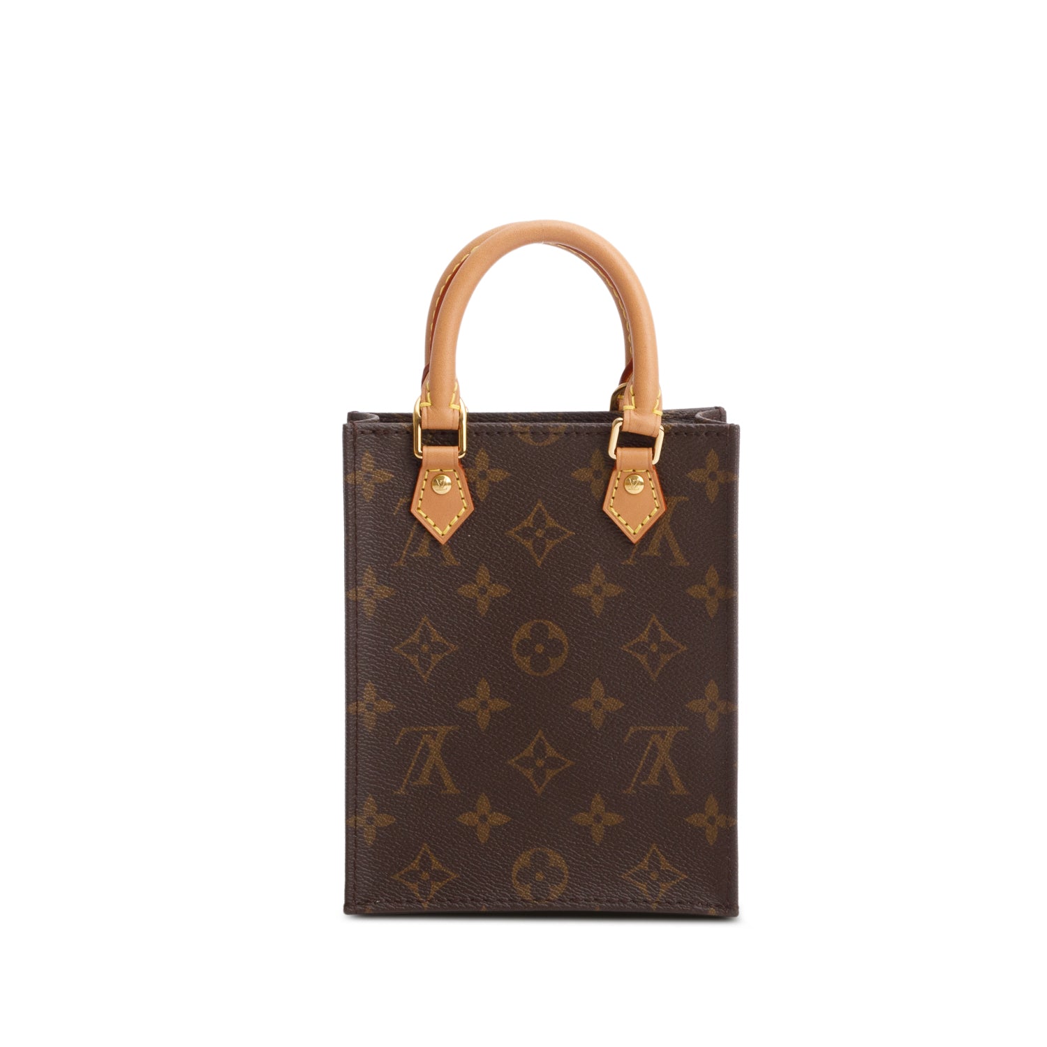 Louis Vuitton Monogram Petit Sac Plat w/ Box & Strap