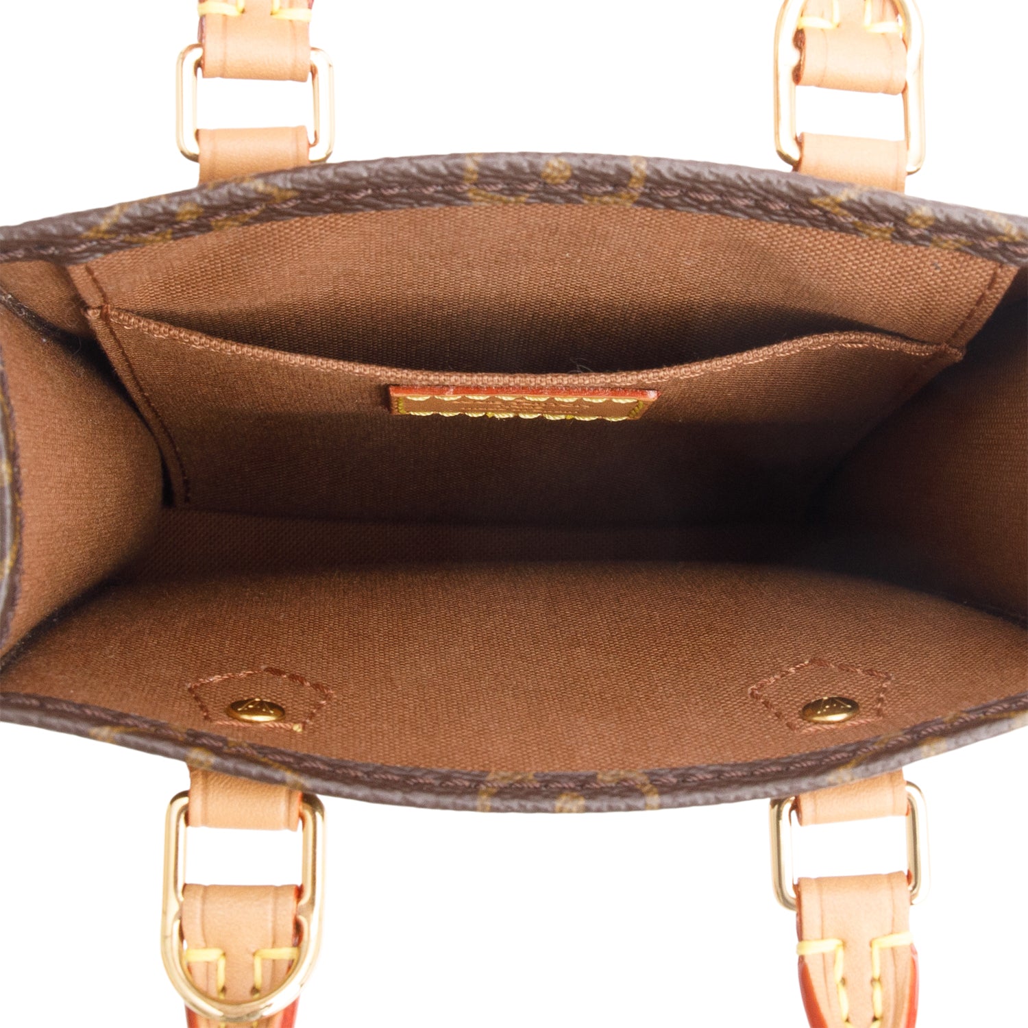 Louis Vuitton Monogram Petit Sac Plat w/ Box & Strap