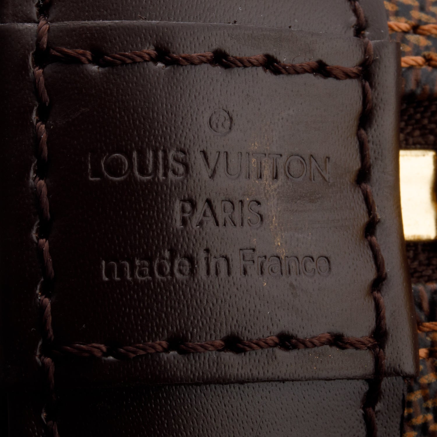 Louis Vuitton Damier Ebene Alma BB w/ Box, Strap & Receipt