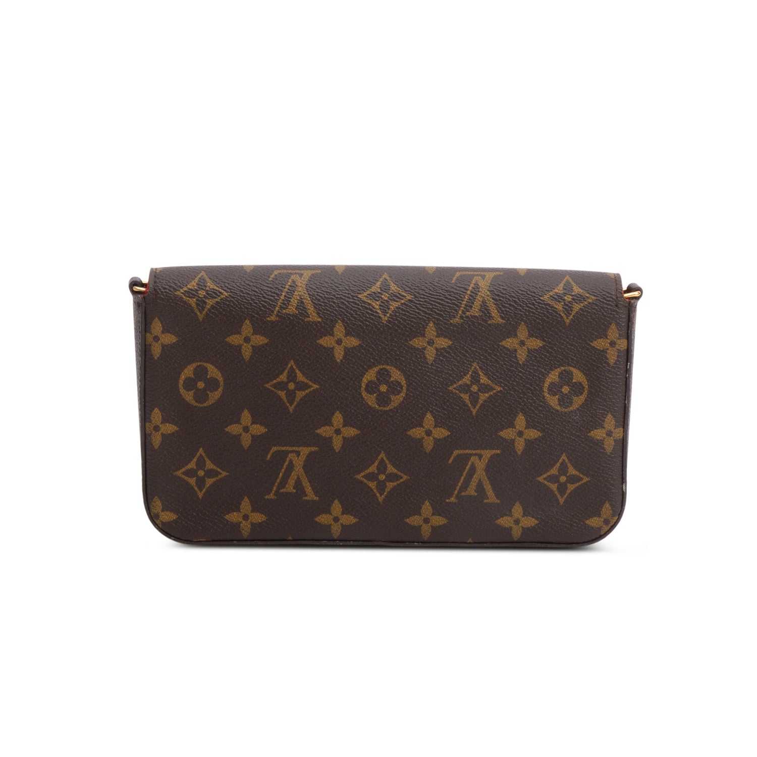 Louis Vuitton Fuschia Monogram Pochette Felicie Wallet on Chain w/ Insert & Box