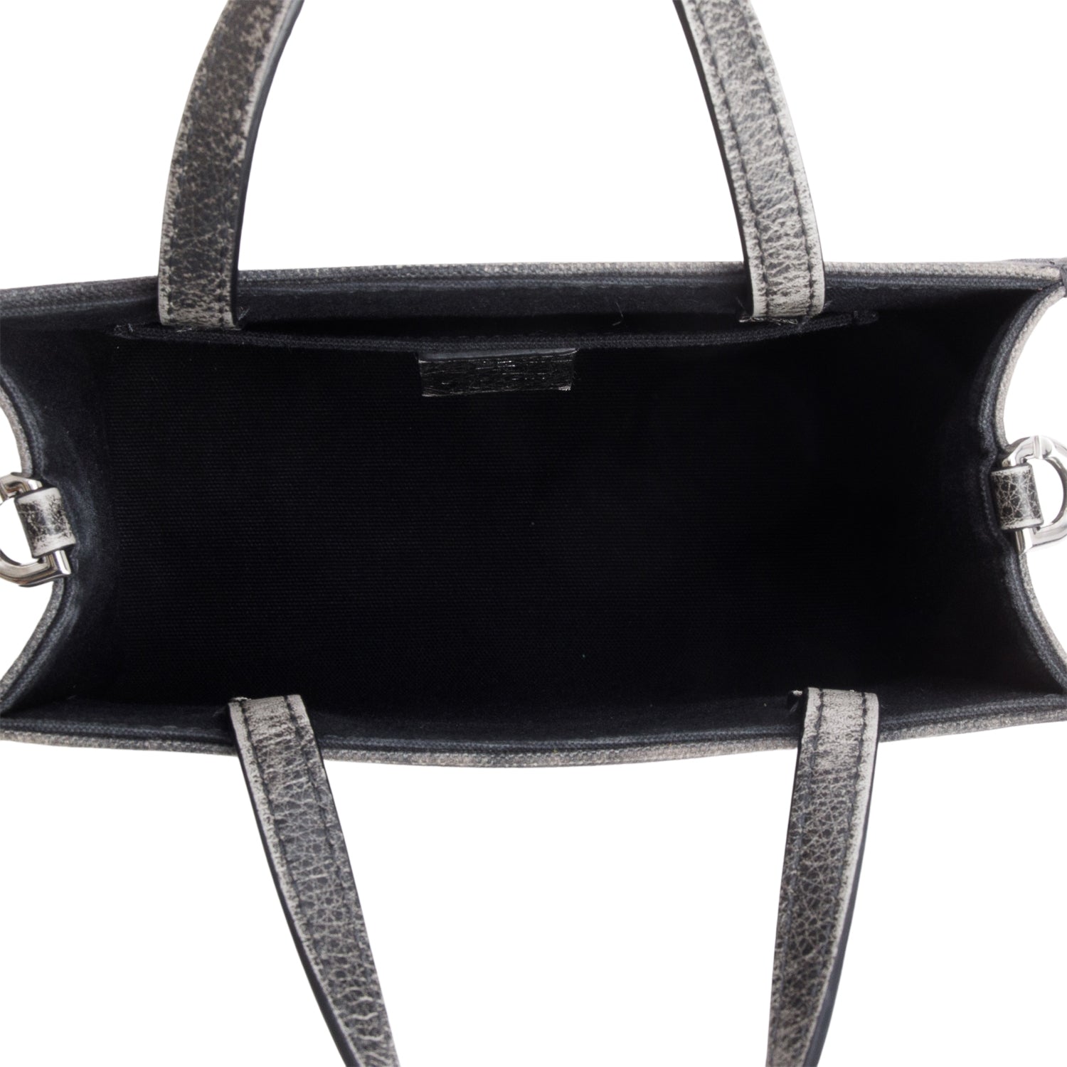 Givenchy 2023 Grey Mini G Tote Canvas Bag w/ Strap