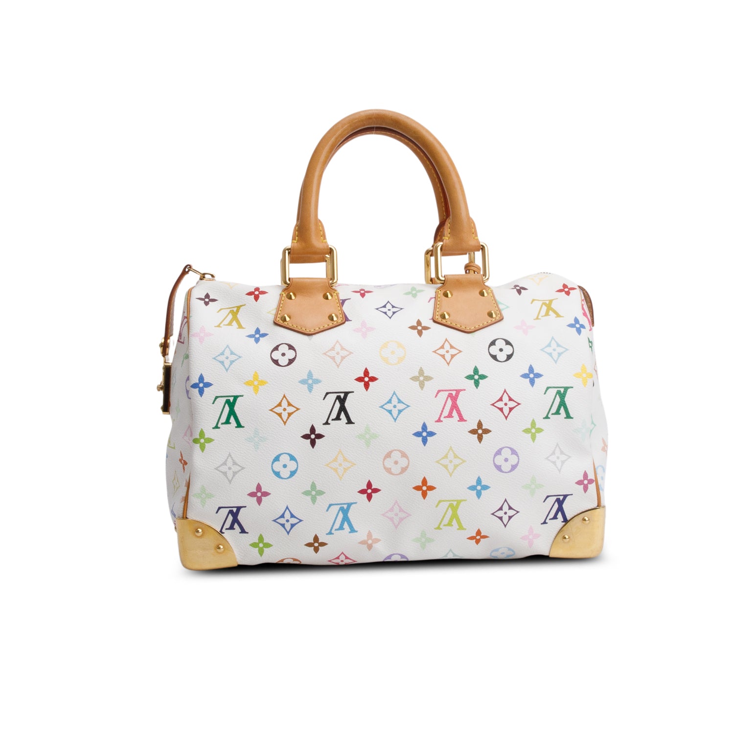 Louis Vuitton White Monogram Multicolore Speedy 30