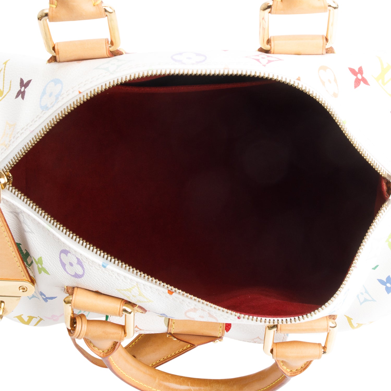 Louis Vuitton White Monogram Multicolore Speedy 30