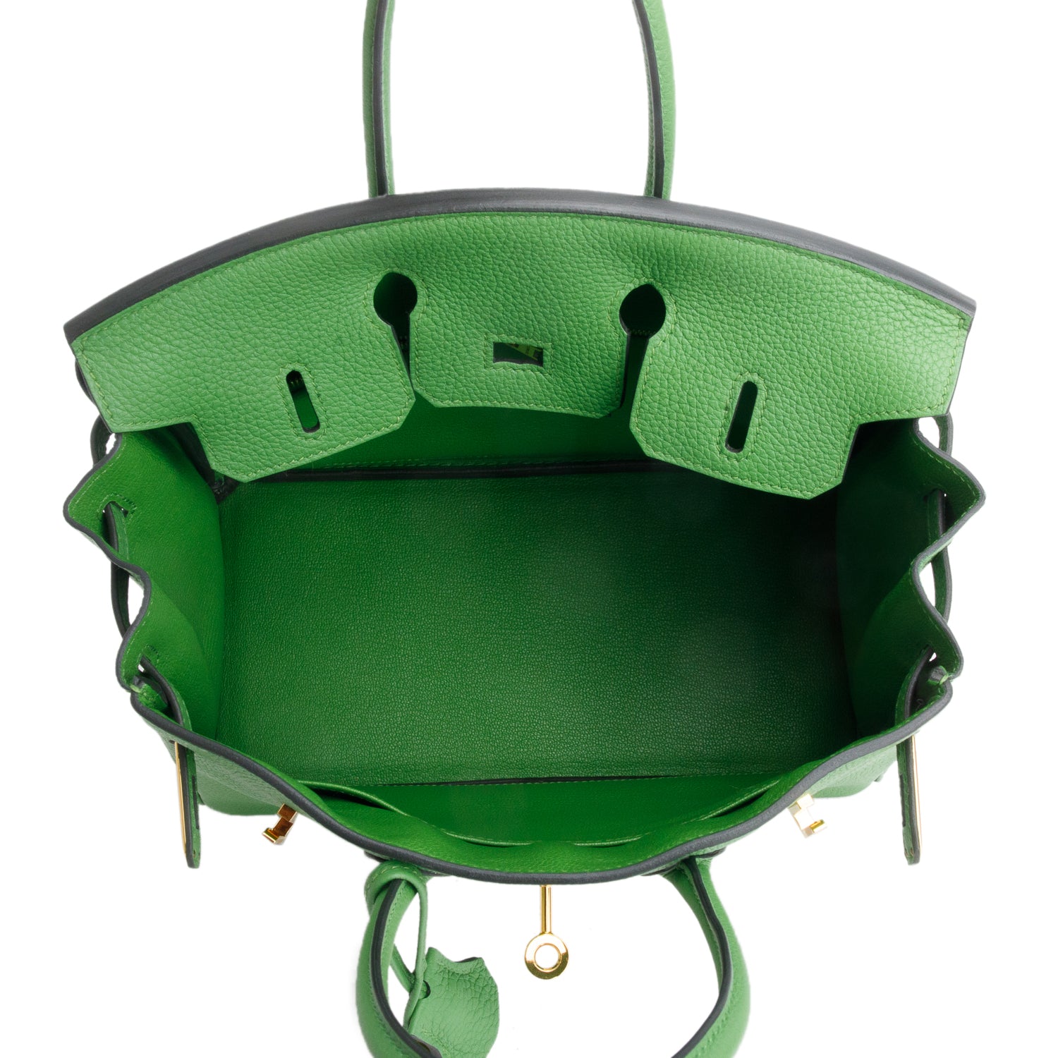 Hermes 2023 Vert Yucca Togo Birkin 25 w/ Box