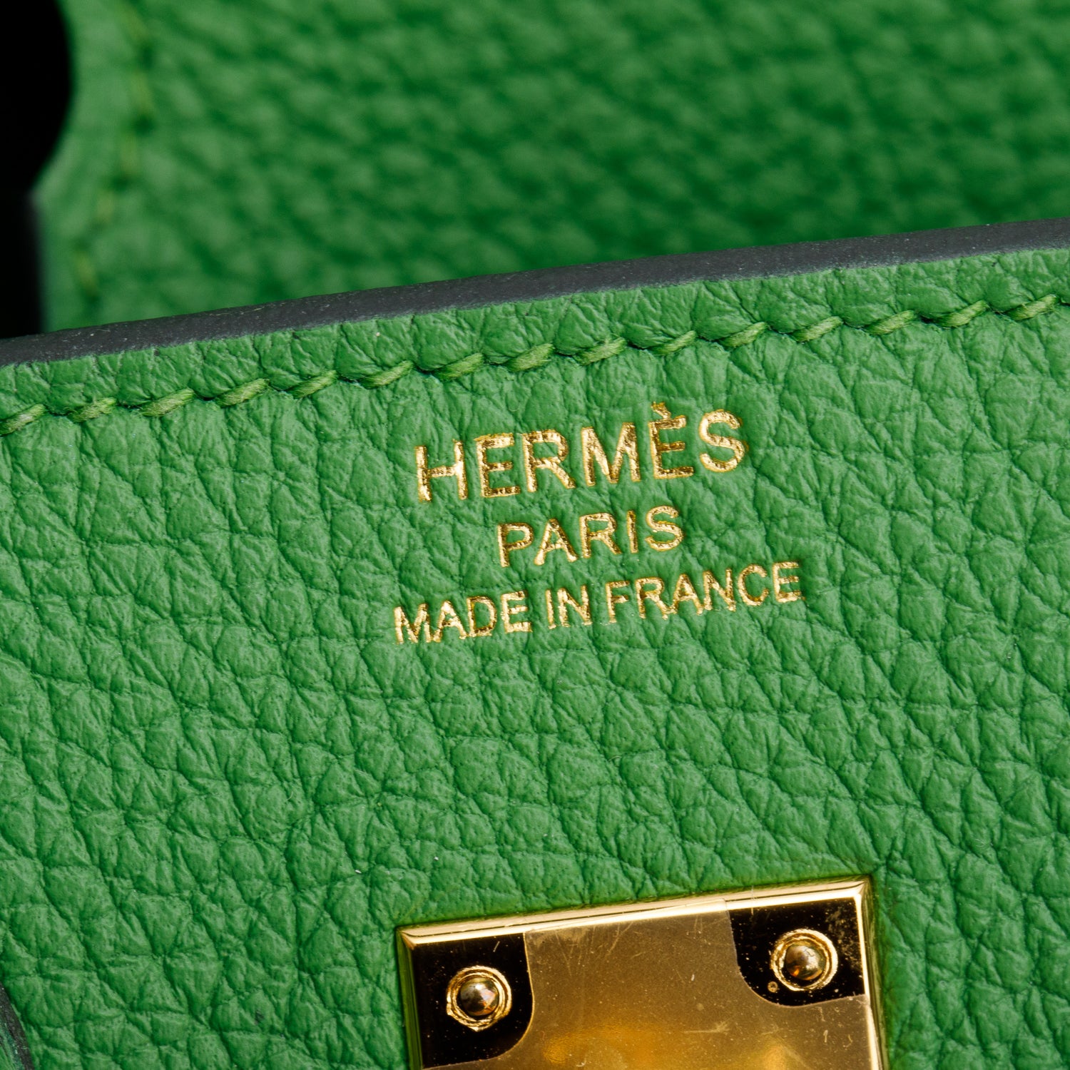 Hermes 2023 Vert Yucca Togo Birkin 25 w/ Box