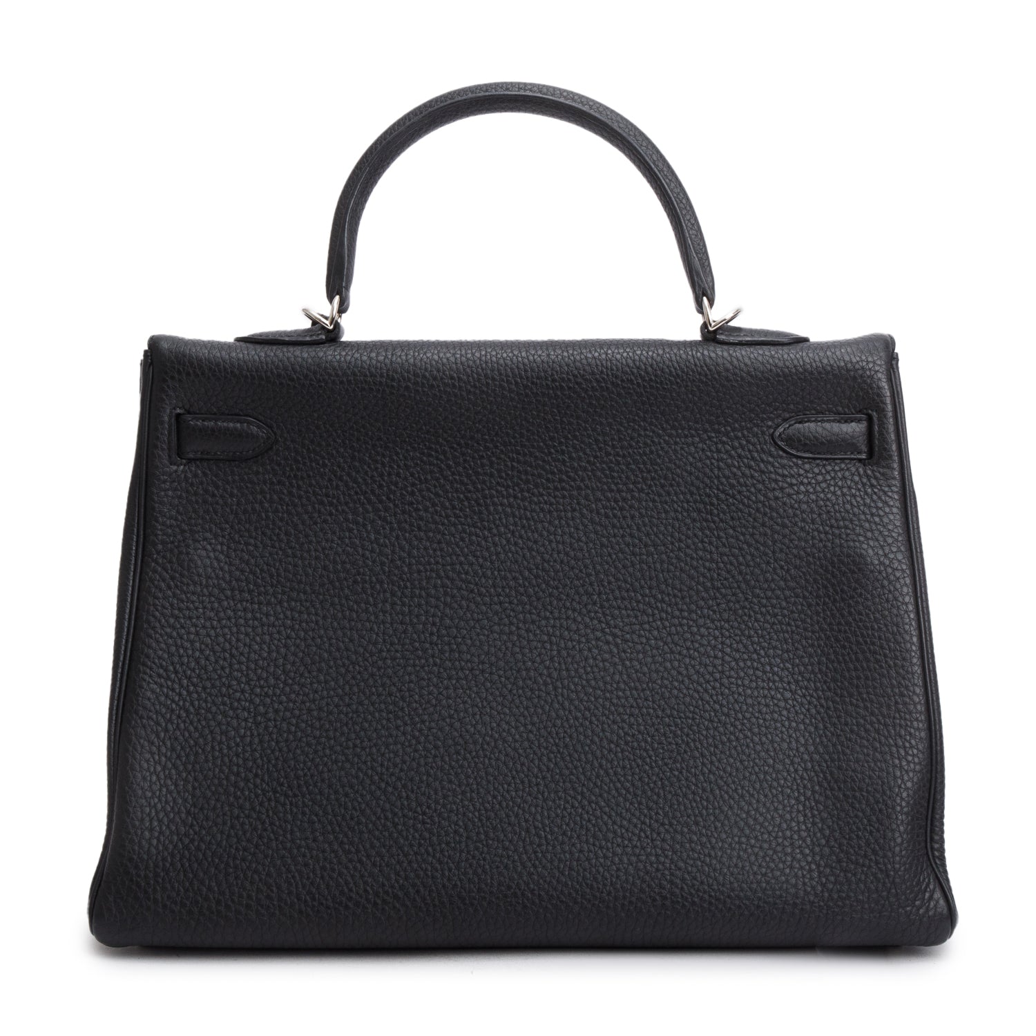 Hermes Noir Clemence Kelly Retourne 35 w/ Straps
