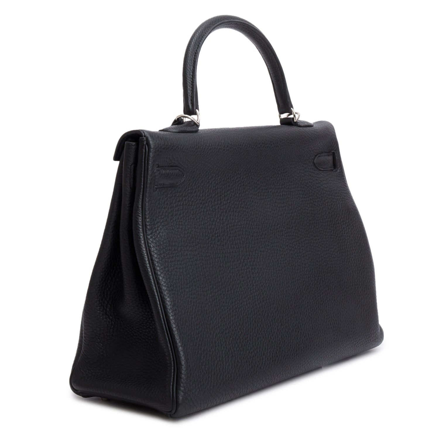 Hermes Noir Clemence Kelly Retourne 35 w/ Straps