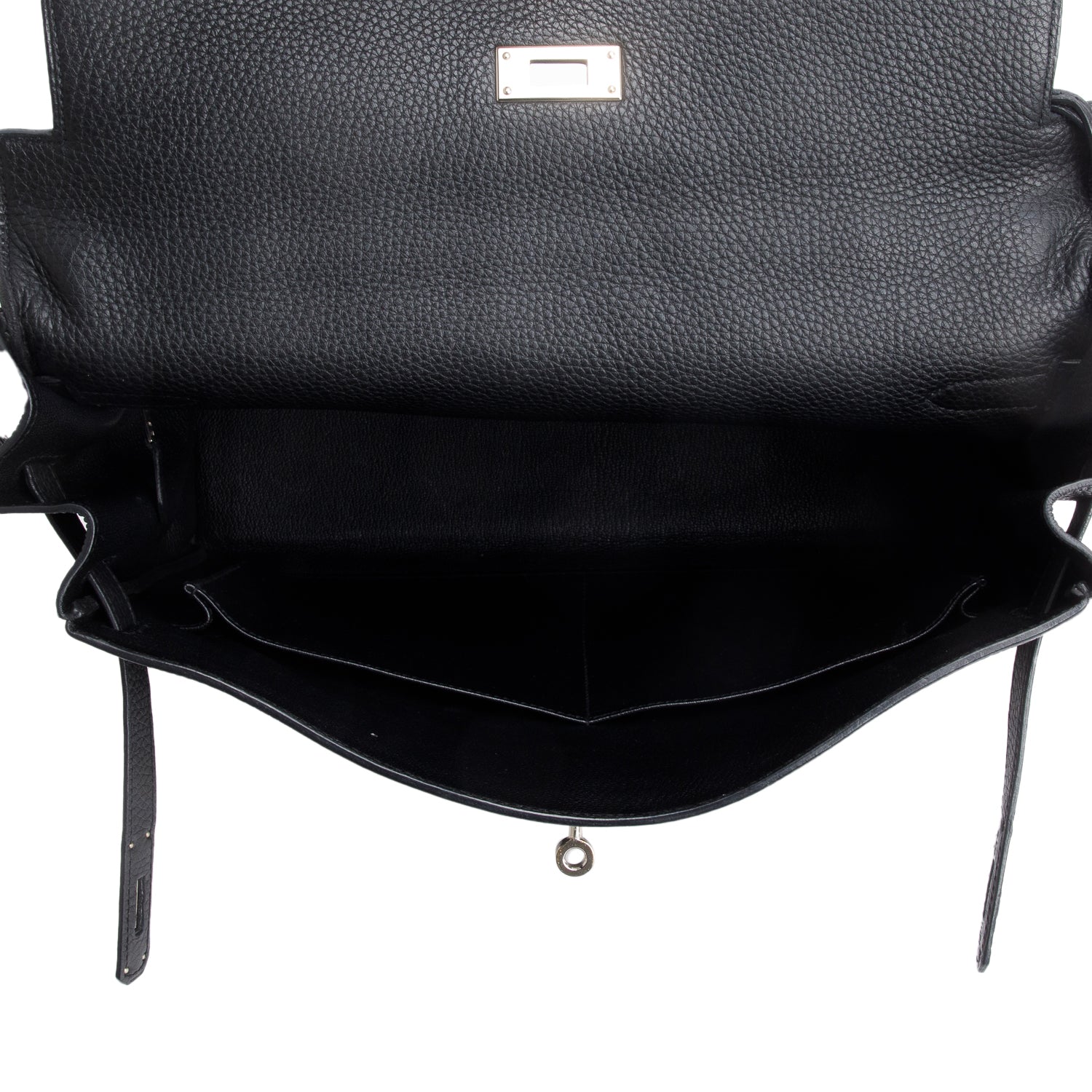 Hermes Noir Clemence Kelly Retourne 35 w/ Straps